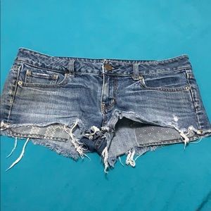 American Eagle cut off shorts size 8